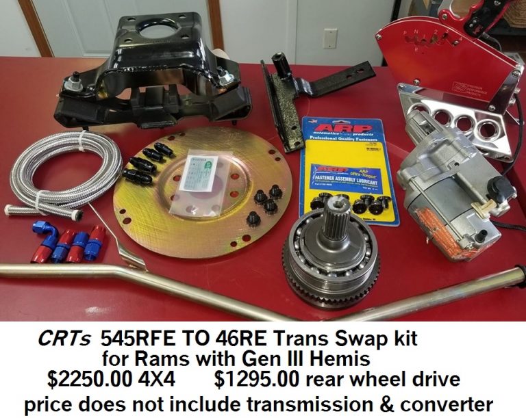 CRT The Leader in Mopar Transmissions, valve bodies, and parts
