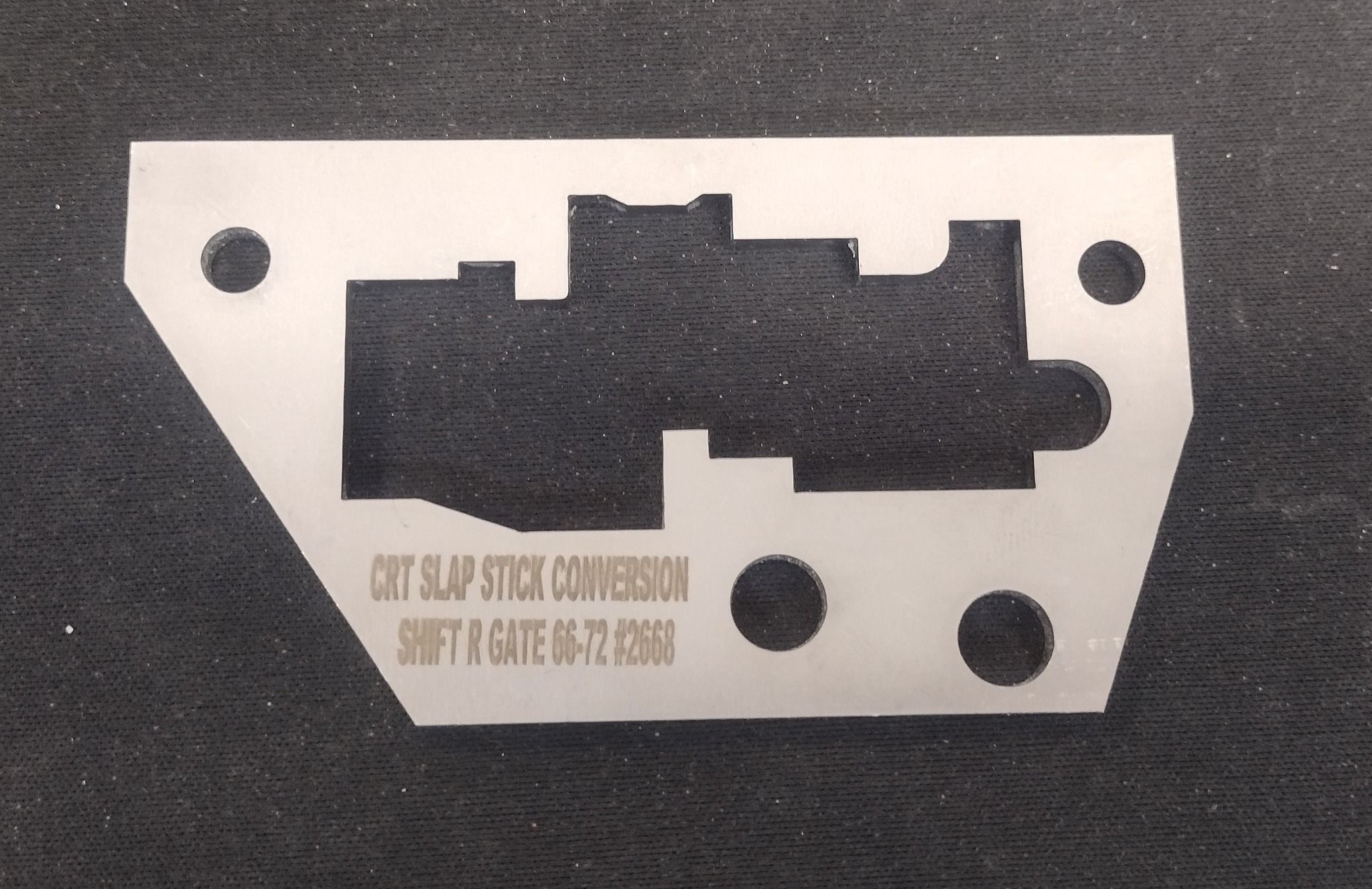 Shift Gat E Patterns CRT SLAP STICK CONVERSION Shift R Gate fits 66-72 FORWARD PATTERN | CRT